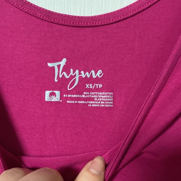 THYME MATERNITY Short Sleeve Dress - Picture 3 of 4